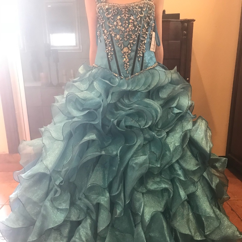 Tiffany princess pageant Ballgown sample size 6